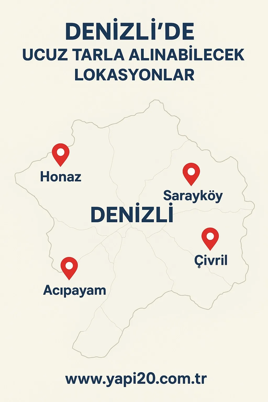 Denizli'de Ucuz Tarla Nereden Alınır ?