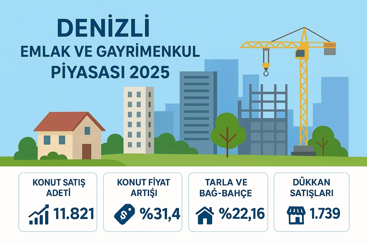 2025 Yılı Son Çeyreği Denizli'de Emlak Piyasası Değerlendirmesi